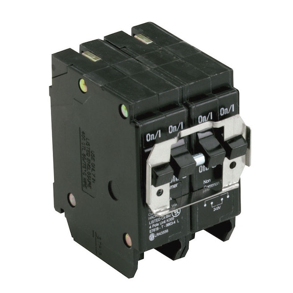 Eaton Cutler-Hammer Circuit Breaker, BQ Series, 20 to 30A, 4 Pole, 120/240V AC, 10kA BQ220230 - main